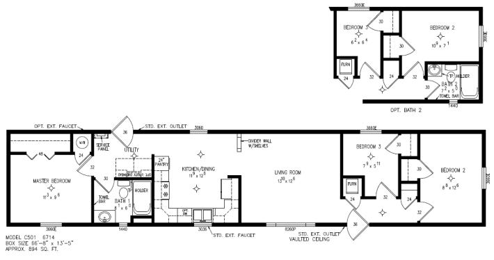 Homark Homes Royal American SingleSection Homes